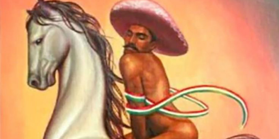 Στο Μεξικό, ένας πίνακας του Εμιλιάνο Ζαπάτα προκαλεί πολεμική